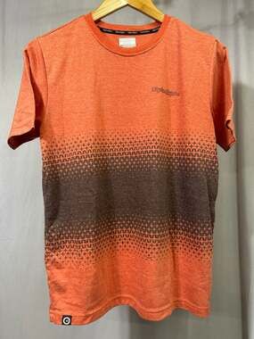 Troy Lee Designs Skyline Short Sleeve MTB Jersey Orange Geometric Size Small